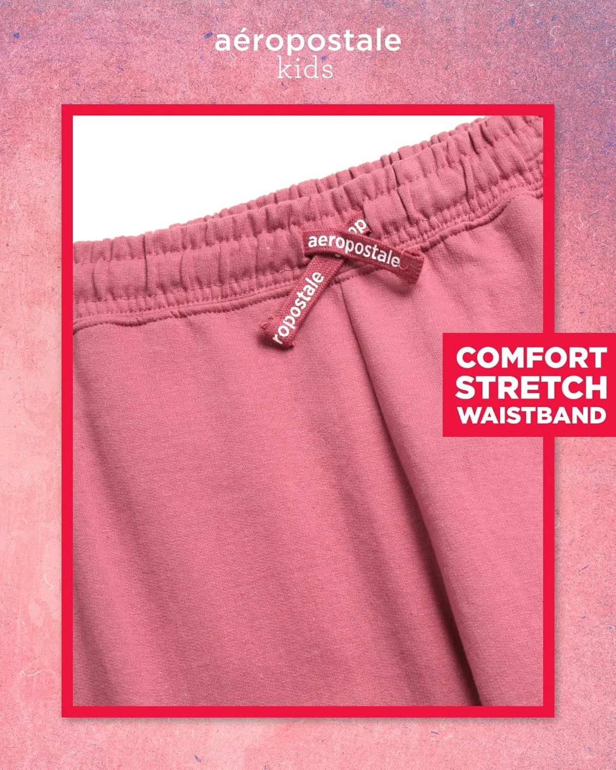 AEROPOSTALE Girls' Pants - Casual Fleece Cargo Joggers with Adjustable Elastic Waistband - Baggy Cargo Pants for Girls (7-16)