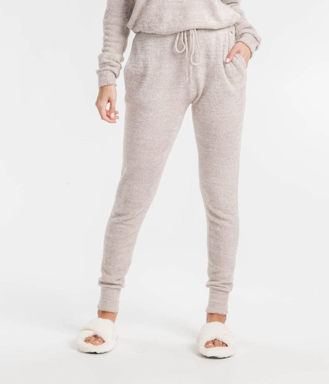 Dreamluxe Ultra Plush Joggers - Creme Brulee