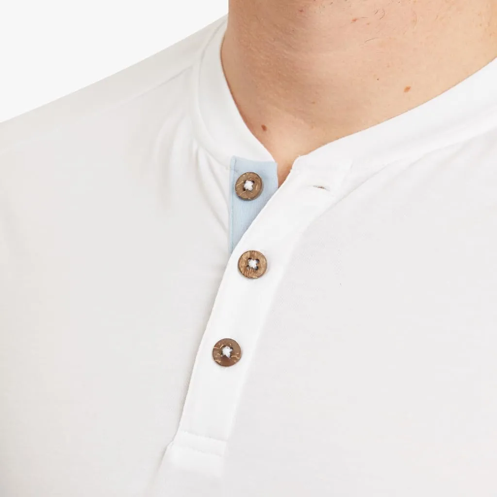 Fair Harbor The Seabreeze Henley –– Men's Classic Long Sleeve Henley –– Incredibly Soft and Lightweight, UPF 50