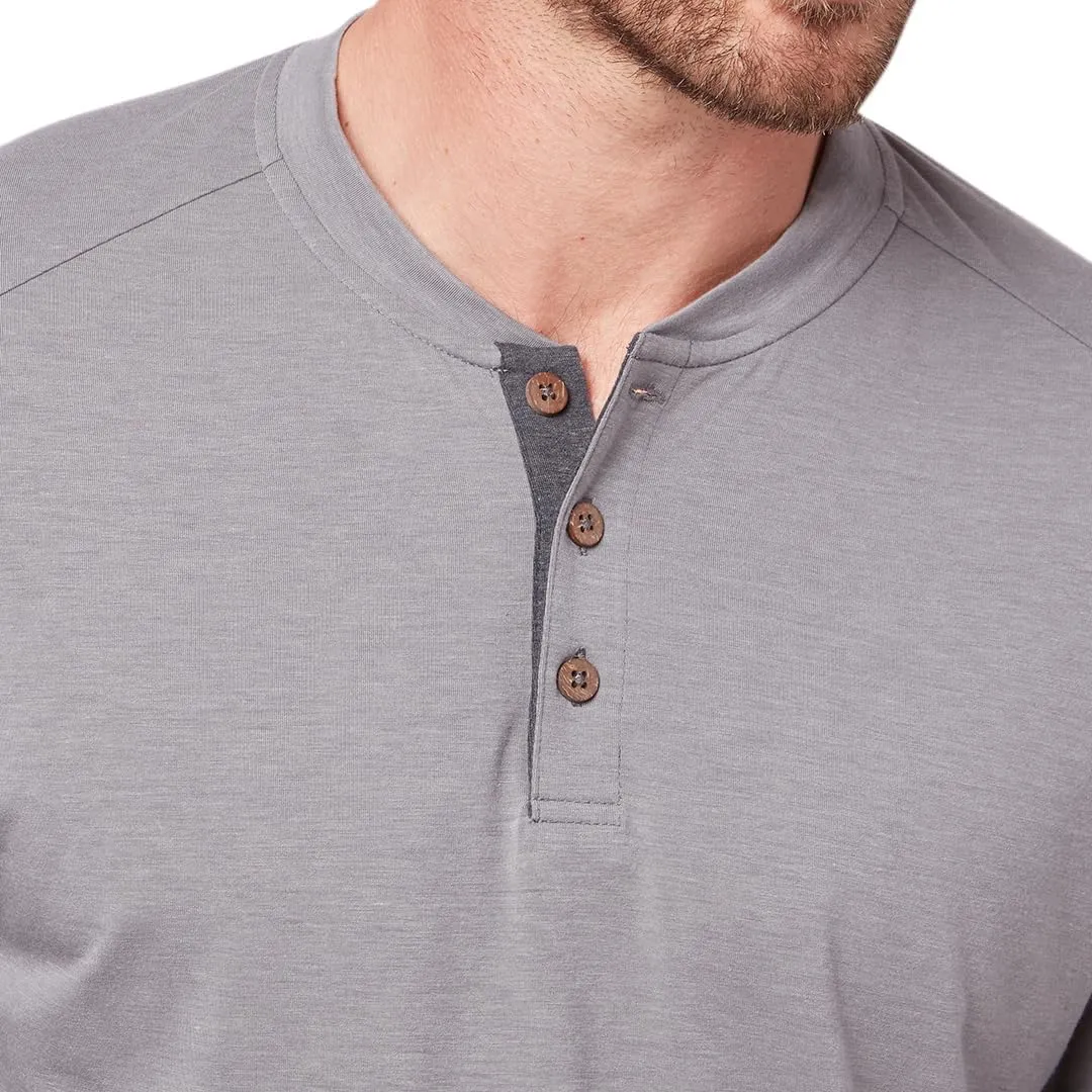 Fair Harbor The Seabreeze Henley –– Men's Classic Long Sleeve Henley –– Incredibly Soft and Lightweight, UPF 50
