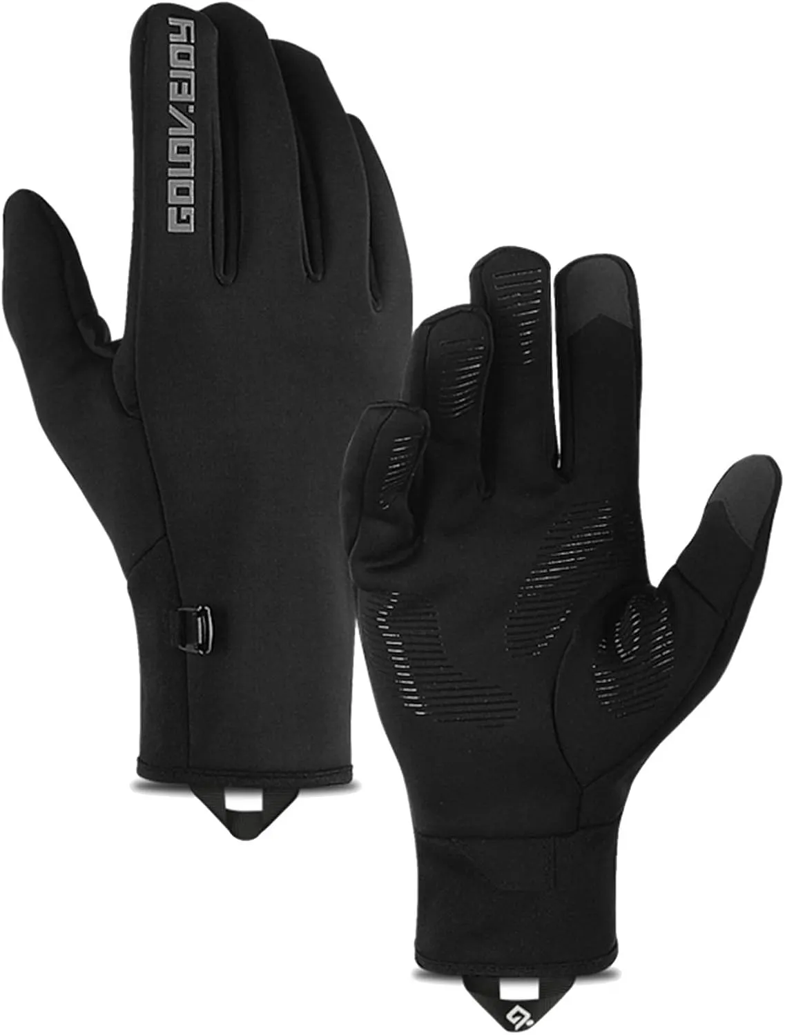 Gloves Winter Warm Touch Screen Gloves, Non-Slip Grip, Elastic Cuffs, Elastic Material (Size : XXL)