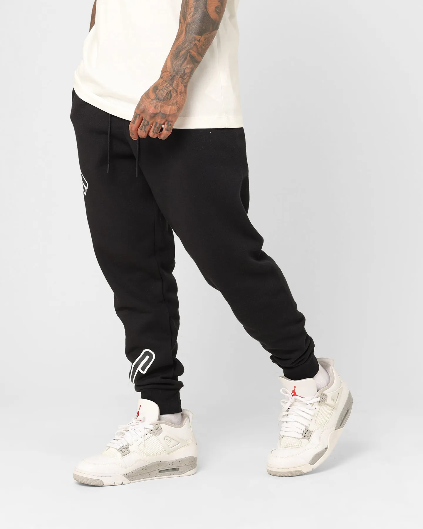 Jordan Flight MVP Fleece Track Pants Black/Sail