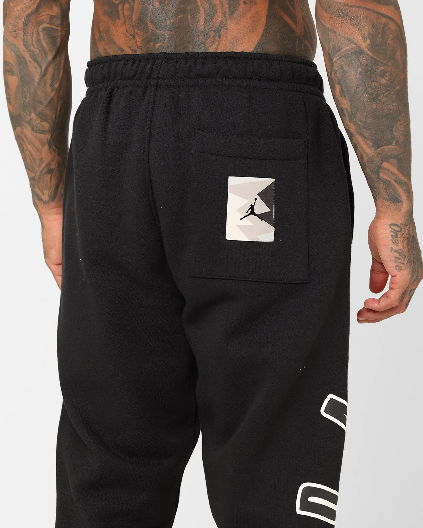 Jordan Flight MVP Fleece Track Pants Black/Sail