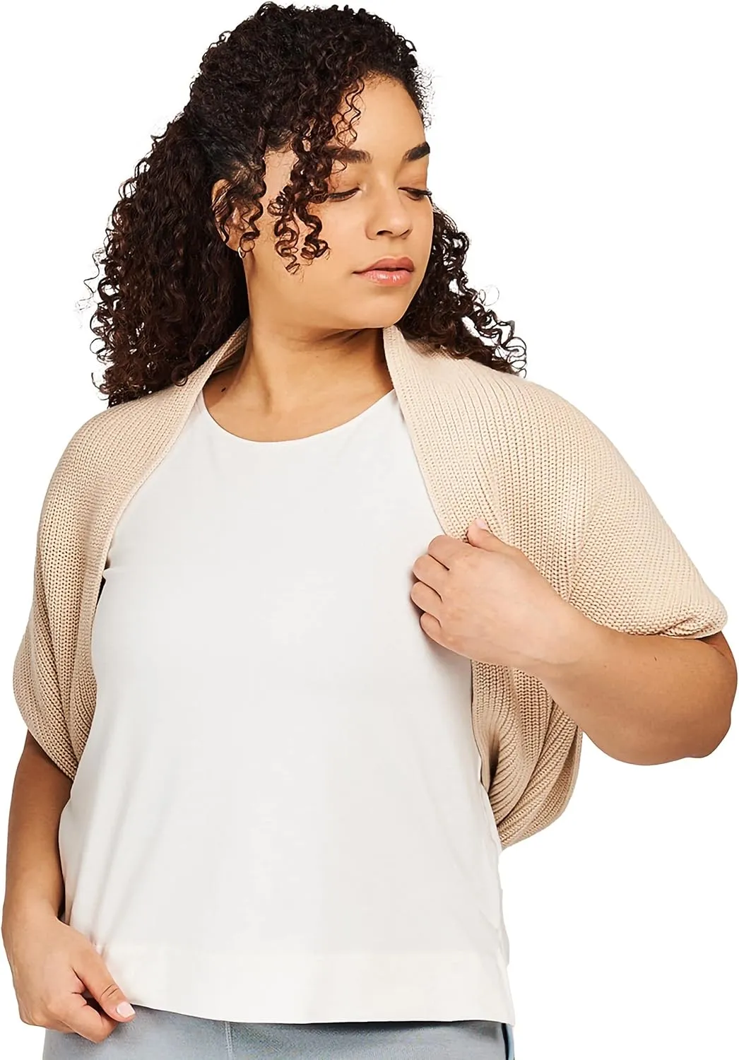Maggie's Organic Sweater Infinity Scarf - Ribbed Knit Organic Cotton - Circle Loop Design Winter Scarf