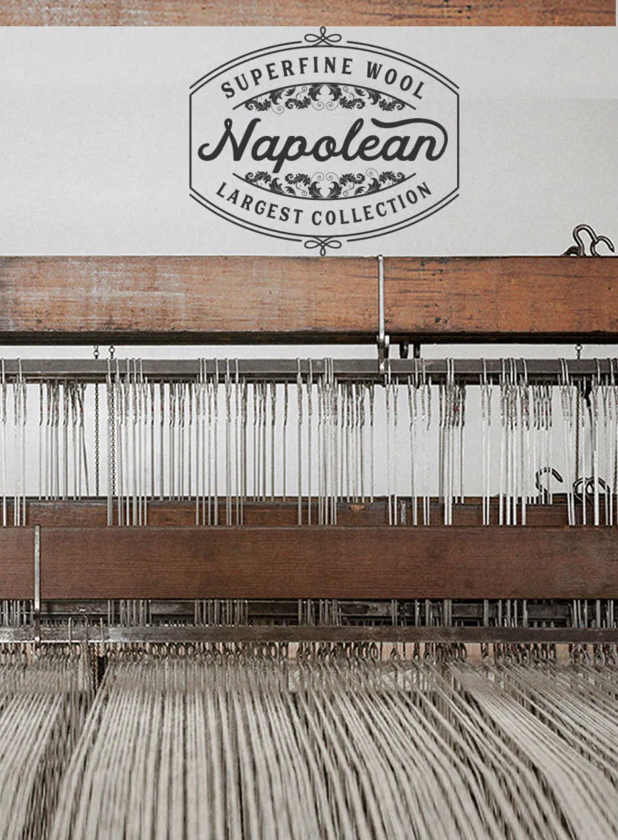 Napolean Costa Mini Houndstooth Brown Wool Pants