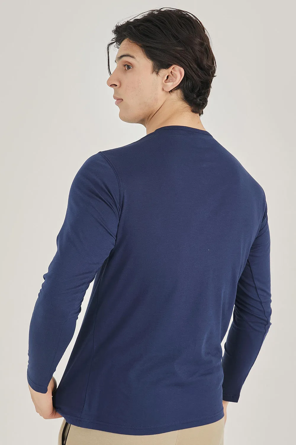 Navy Blue Henley