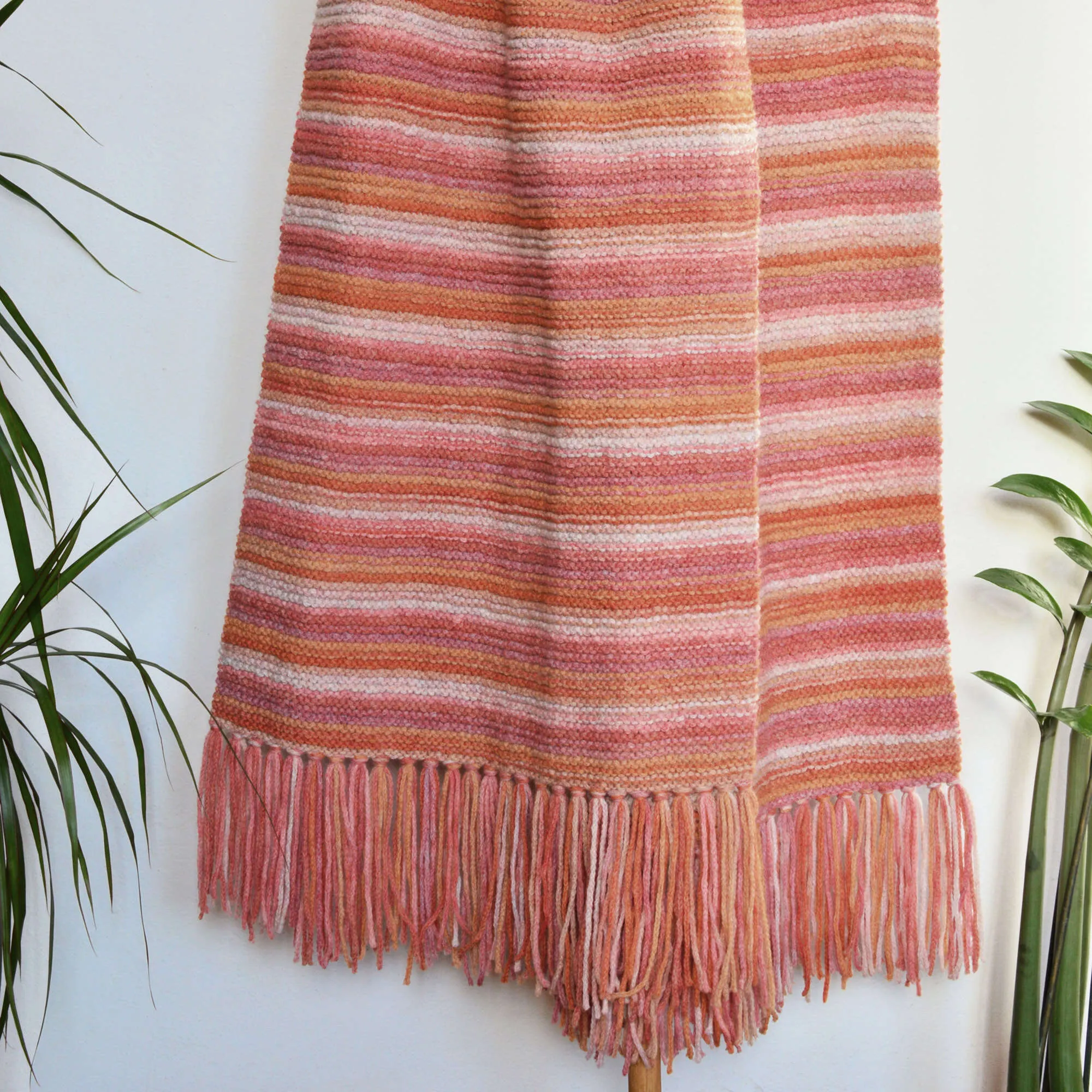 Red Heart Knit Palermo Scarf