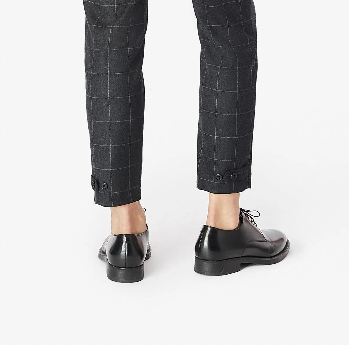 Slim-Leg Wool Pants