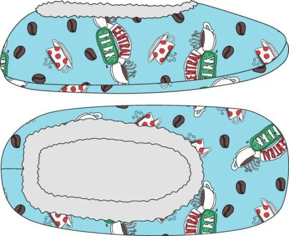 Slippers Friends Blue/Grey