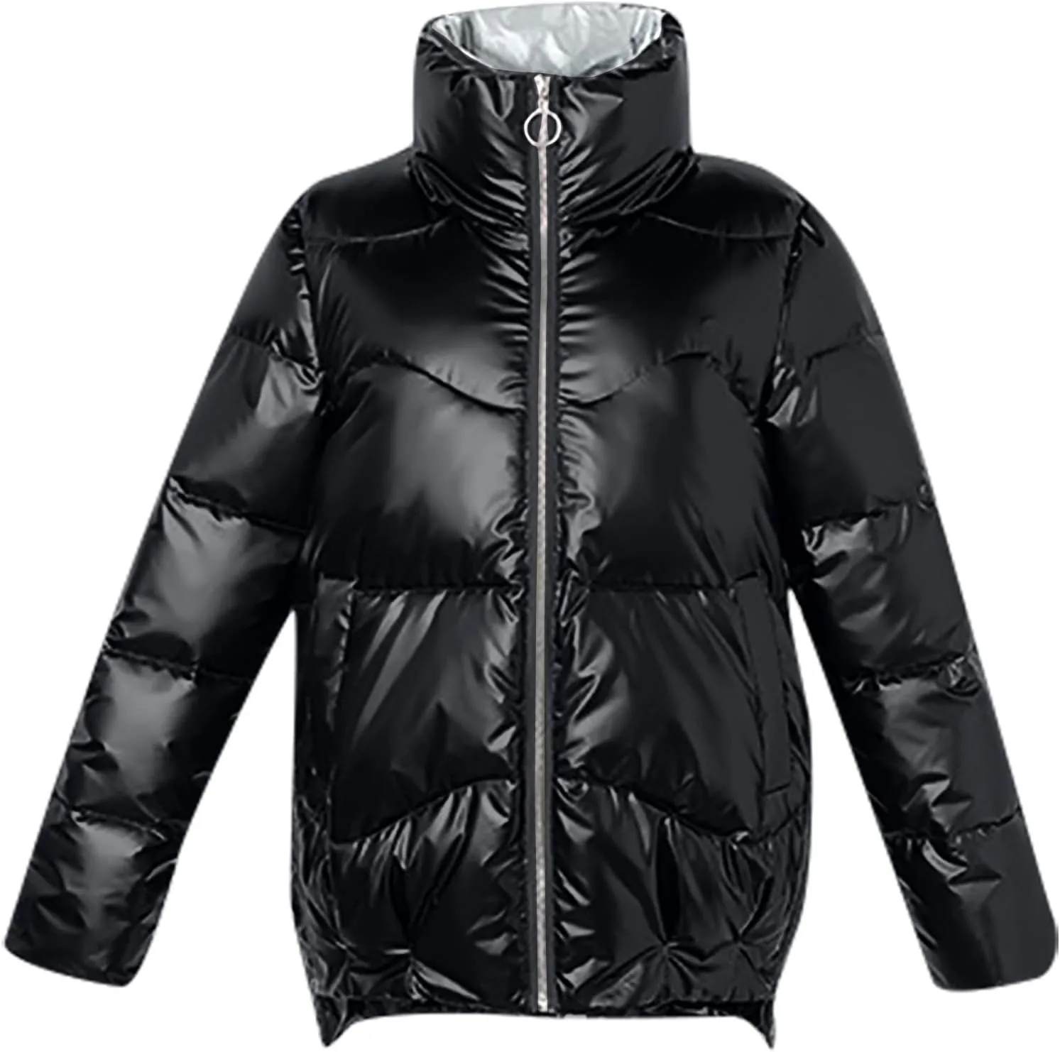 Women Lightweight Packable Puffer Jacket Water-Resistant Winter Coat Down Jacket Quilted Parka Bubble Padded Coat